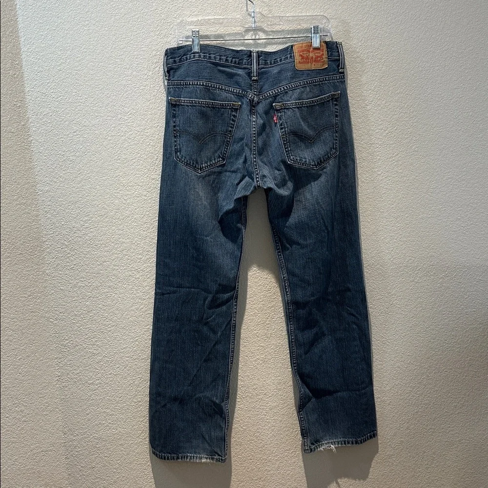 Men's Blue Straight-Leg Jeans Size 32x34